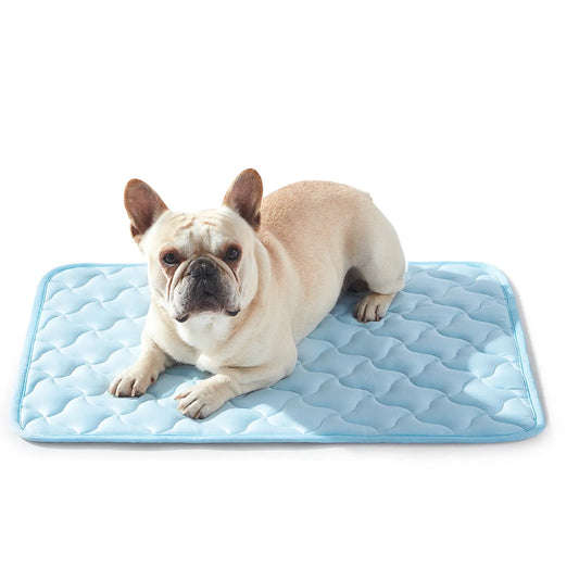MIXJOY Premium Cooling Mat for Dogs and Cats - Q-Max > 0.5, Comfortable and Durable, Ideal for Indoor and Outdoor Use, Snag Resistant, Machine Washable, Anti-Slip Design