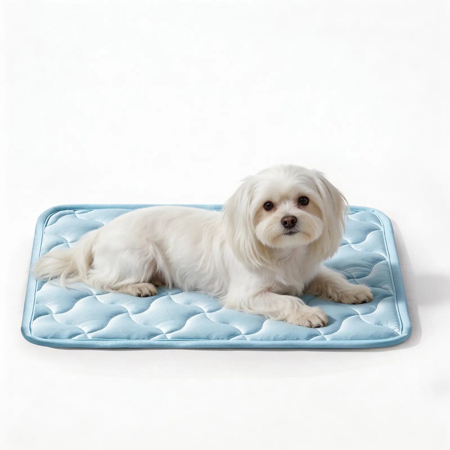 MIXJOY Premium Cooling Mat for Dogs and Cats - Q-Max > 0.5, Comfortable and Durable, Ideal for Indoor and Outdoor Use, Snag Resistant, Machine Washable, Anti-Slip Design